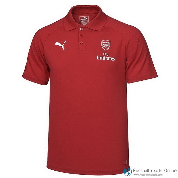 Arsenal Polo 2017-18 Rote Fussballtrikots Günstig